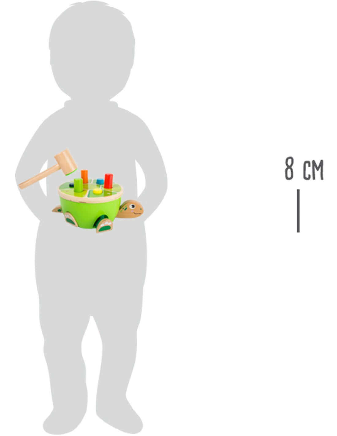 Small Foot- Tape sur la Tortue - A partir de 18 mois -