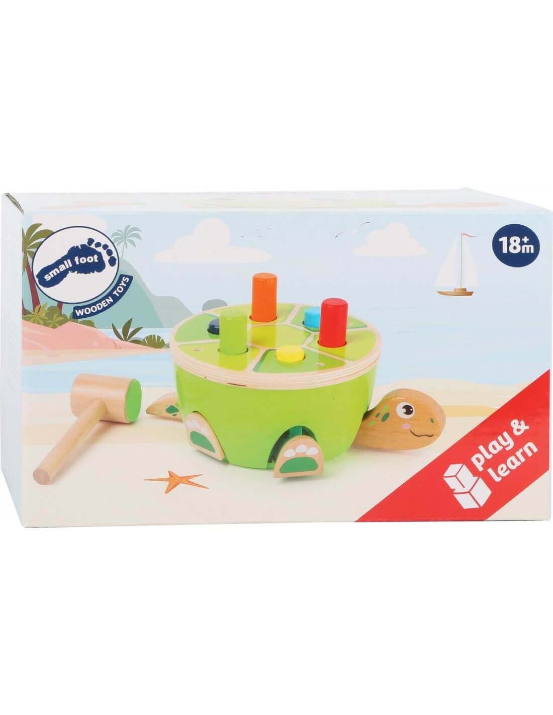 Small Foot- Tape sur la Tortue - A partir de 18 mois -