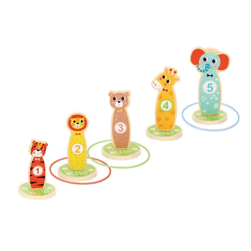 Tooky Toys - Jeu d'arcade " Lancer d'anneaux" - A partir de 2 ans - adresse, anneaux, lancer
