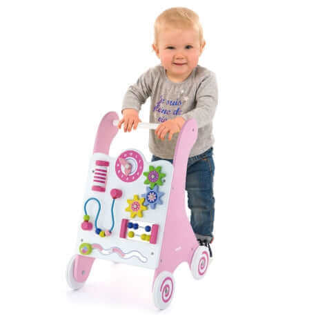 Viga Toys - Chariot de marche éducatif Montessori - A partir de 18 mois - chariot, marche, trotteur