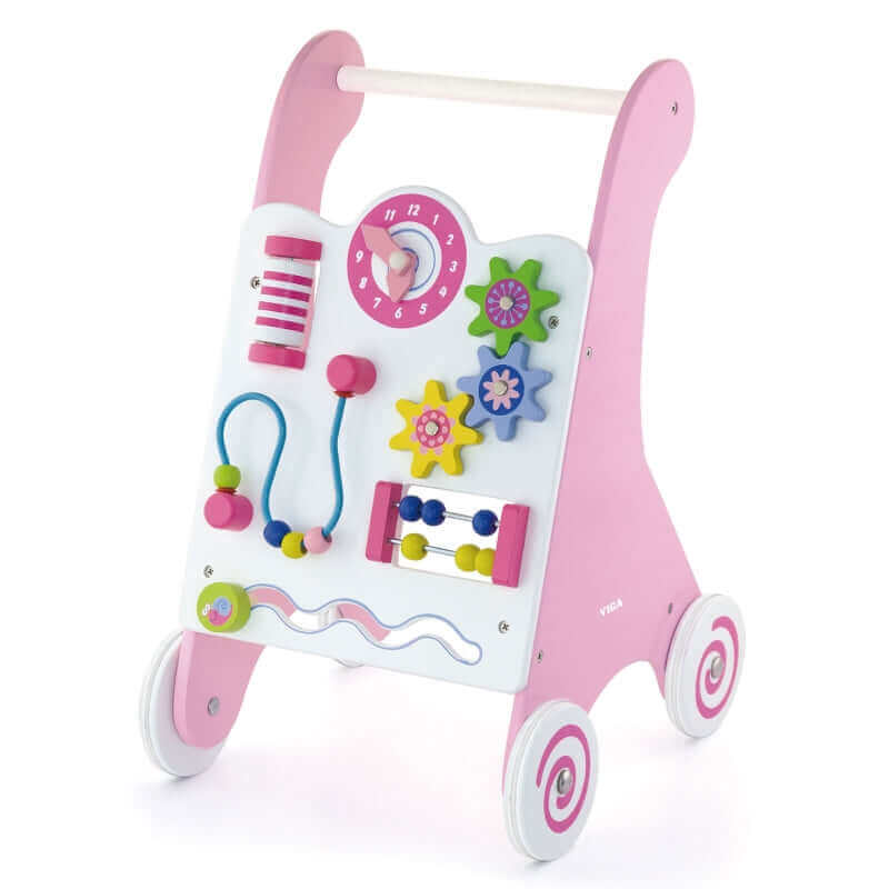 Viga Toys - Chariot de marche éducatif Montessori - A partir de 18 mois - chariot, marche, trotteur