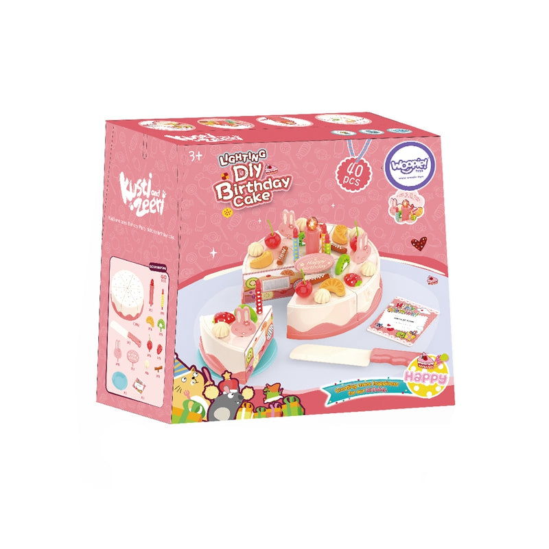 Woopie - Jeux dinette - Le gâteau d'anniversaire à partager - Dès 3 ans