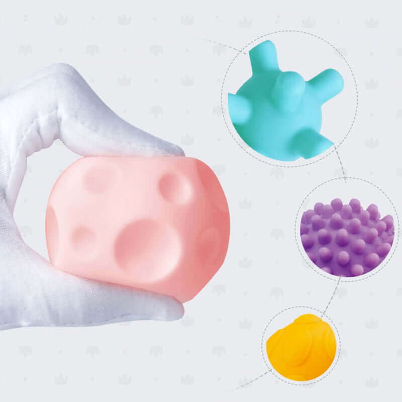 Woopie - Balles sensorielles - A partir de 6 mois - balles, couleurs, multi sensoriels