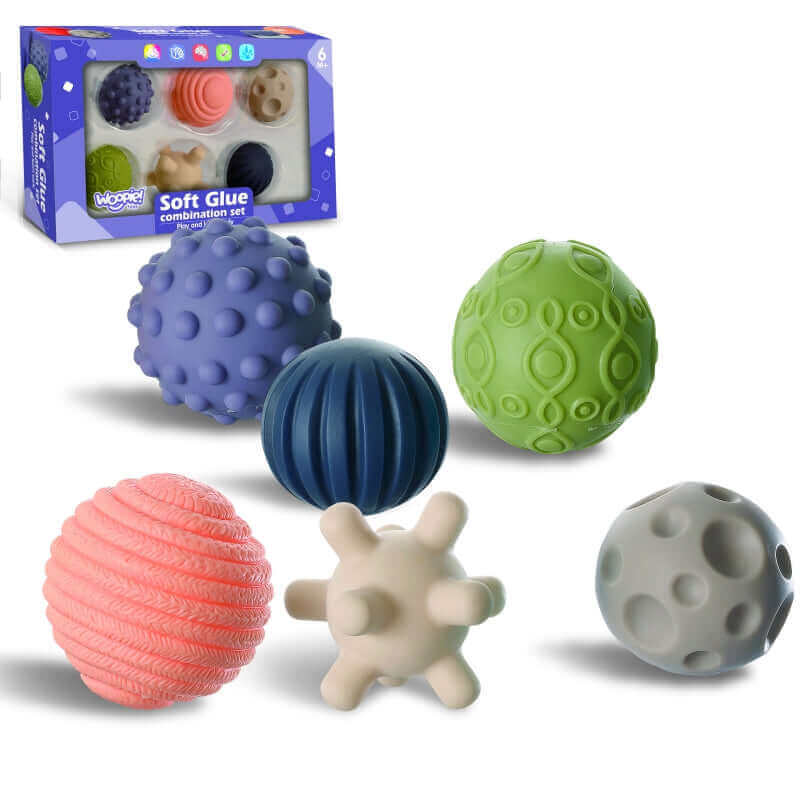 Woopie - Balles sensorielles - A partir de 6 mois - balles, couleurs, multi sensoriels