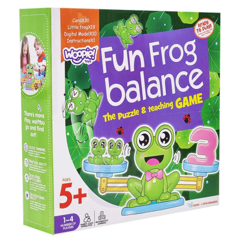 Woopie - Balance Grenouille "Apprendre à compter" - A partir de 5 ans - Balance, comparer, compter, math, maths, mathématique, mathématiques, peser, quantité