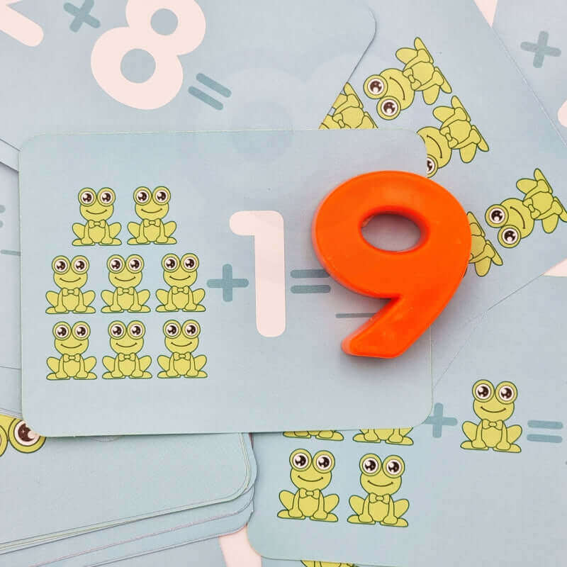 Woopie - Balance Grenouille "Apprendre à compter" - A partir de 5 ans - Balance, comparer, compter, math, maths, mathématique, mathématiques, peser, quantité