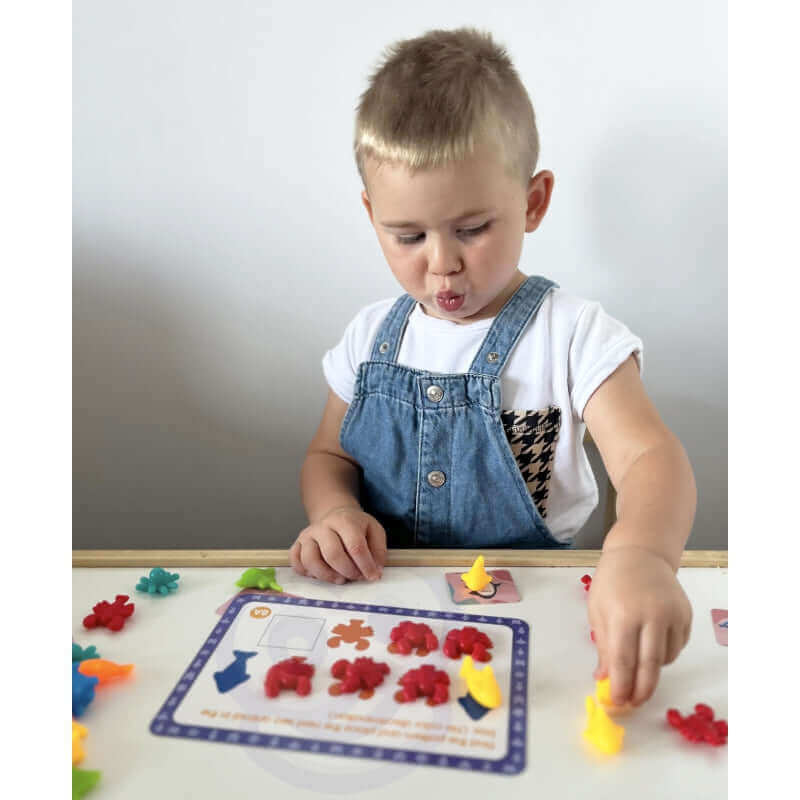 Woopie - Jeu de tri et de comptage "Les animaux de la mer" - A partir de 3 ans - compter, couleurs, math, maths, mathématique, mathématiques, quantité, tri