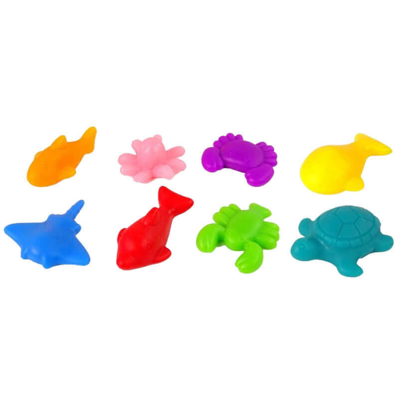 Woopie - Jeu de tri et de comptage "Les animaux de la mer" - A partir de 3 ans - compter, couleurs, math, maths, mathématique, mathématiques, quantité, tri