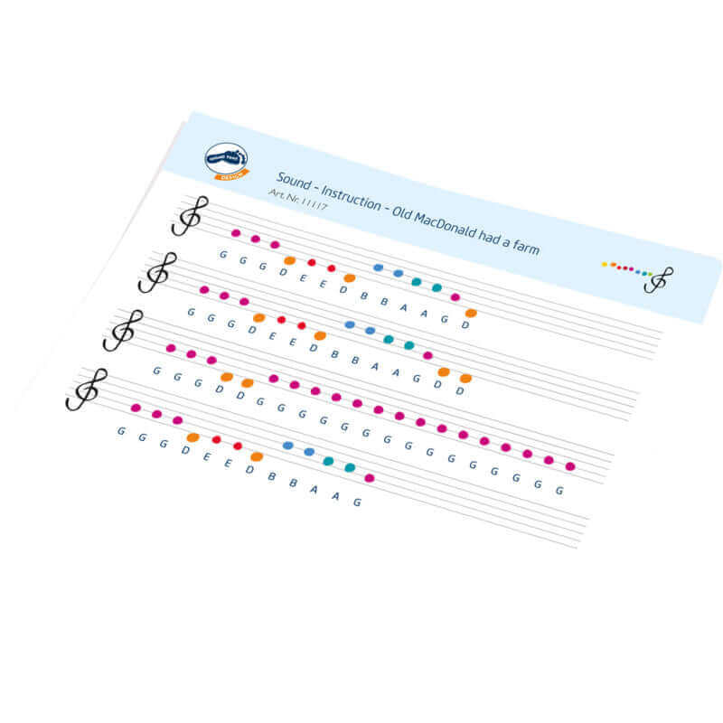 Small Foot - Xilophone "Sound" en bois - Apprentissage de la musique par couleur- A partir de 18 mois - musique, xylophone